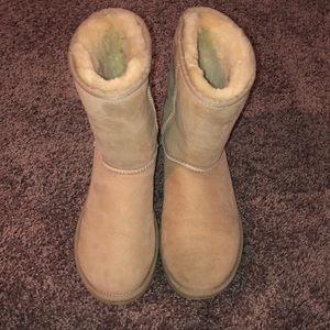 Cream colored UGGs